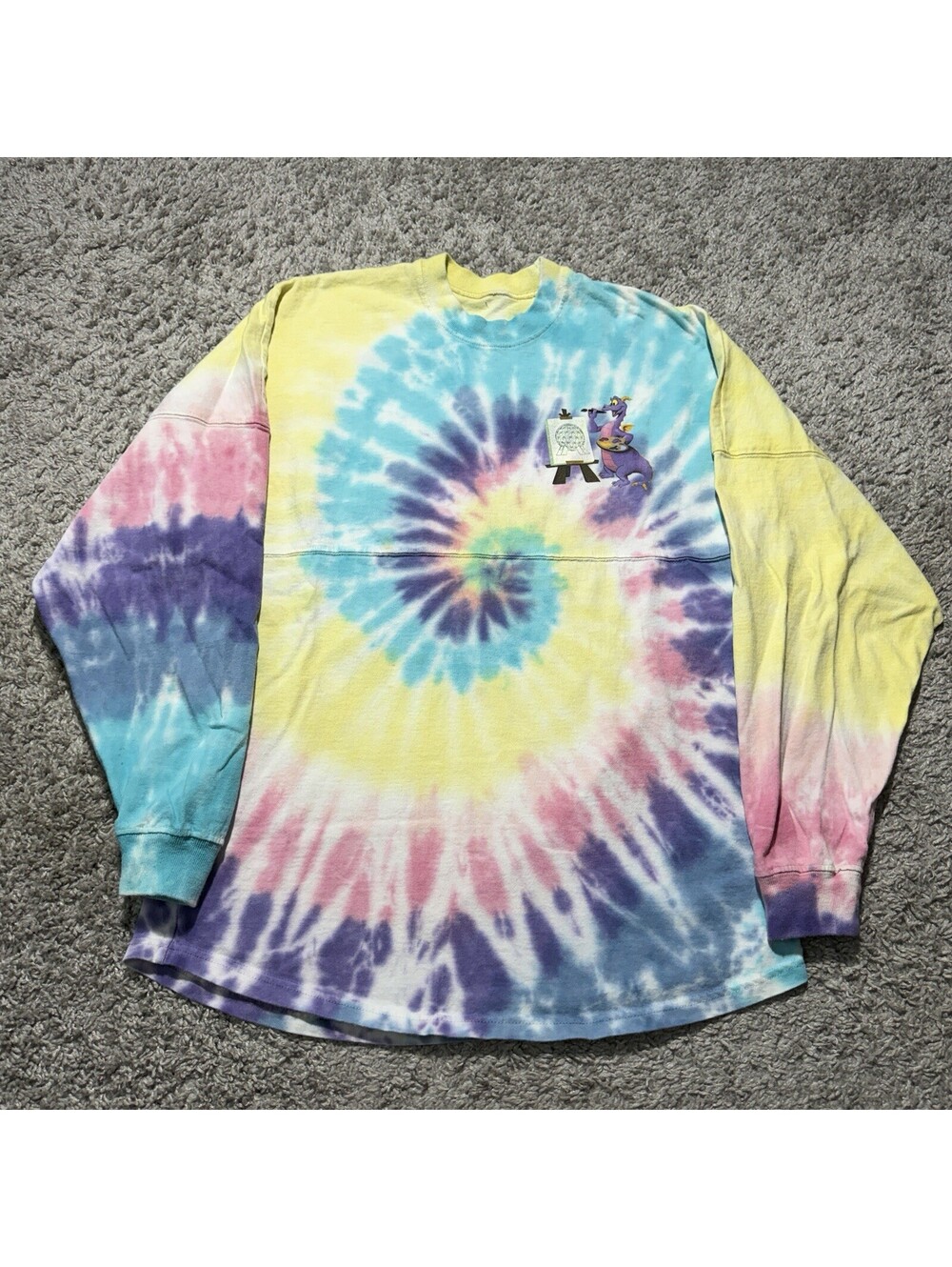 Disney Epcot Festival Of The Arts 2019 Figment Rainbow Spirit Jersey Adult Small